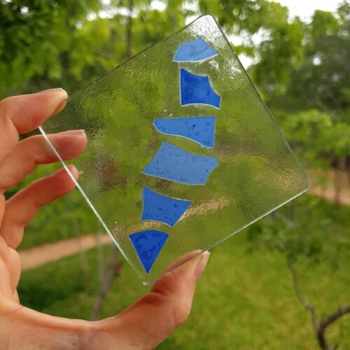 Glass coasters