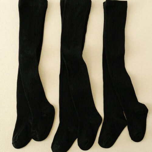 Girls Black Tights