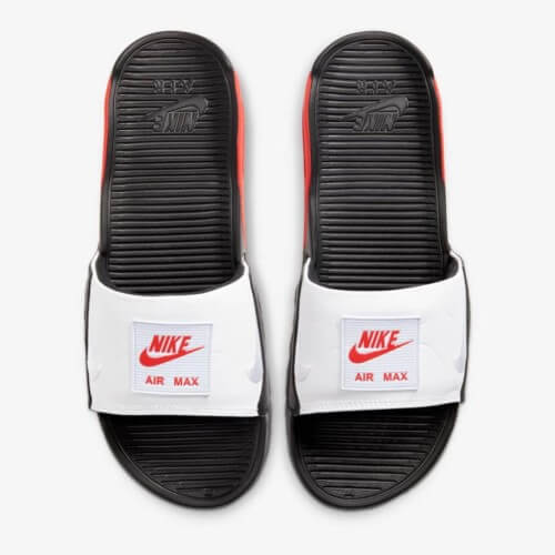 Nike Air Max 90 Slides – Women's – UK Size 4.5 – White/Black