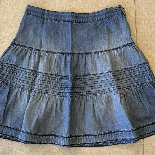 Cotton Denim Skirt