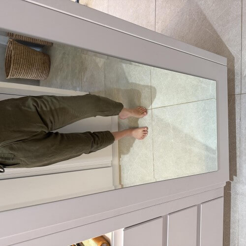 Dark Khaki Linen Blend Trouser